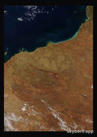 The Earth on 29 April 2012 · Pilbara, Western Australia