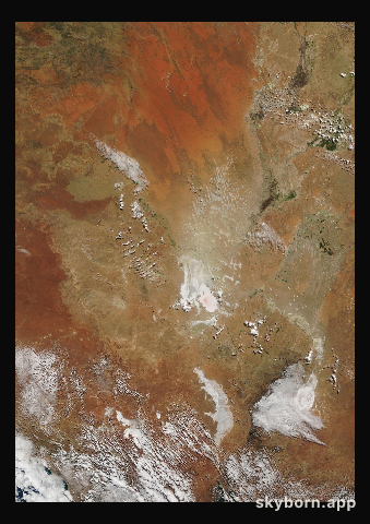 The Earth on 2 May 2012 · Lake Eyre, Australia