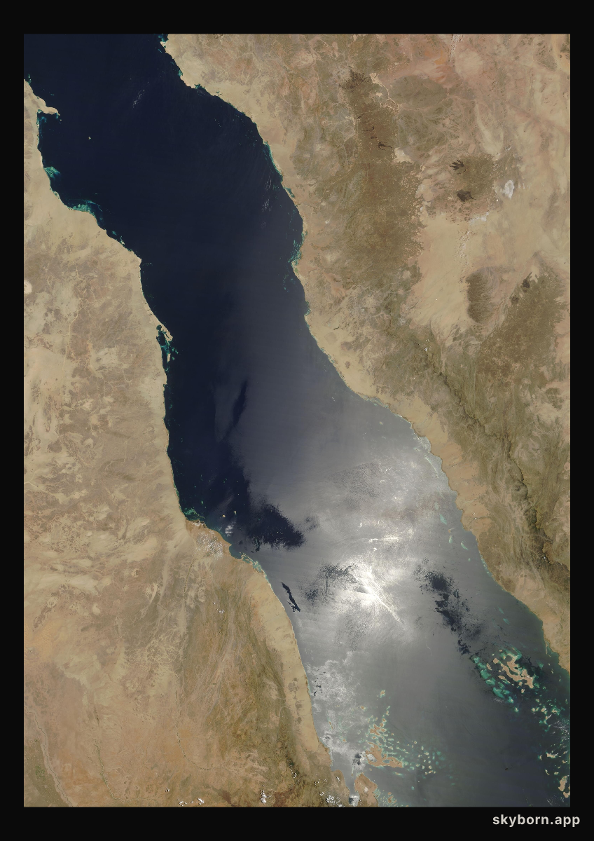 The Earth on 10 May 2012 · Red Sea
