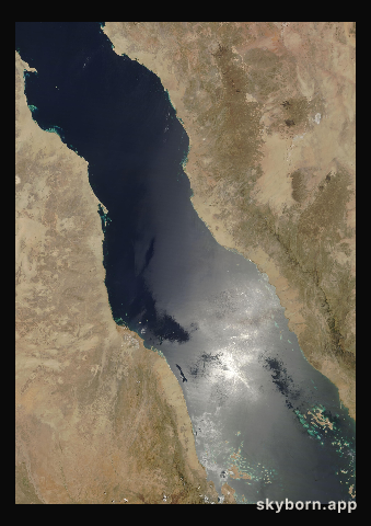 The Earth on 10 May 2012 · Red Sea