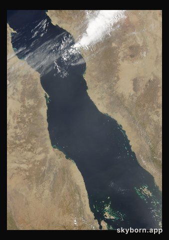 The Earth on 21 May 2012 · Red Sea