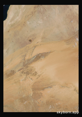 The Earth on 4 June 2012 · Eye of the Sahara, Mauritania
