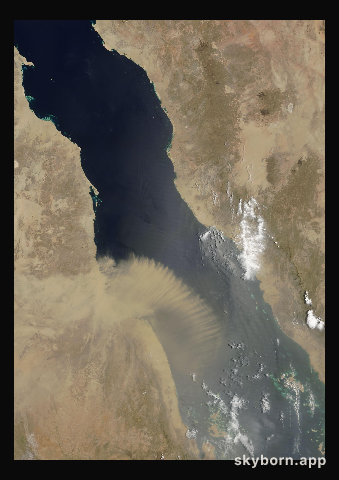 The Earth on 11 June 2012 · Red Sea