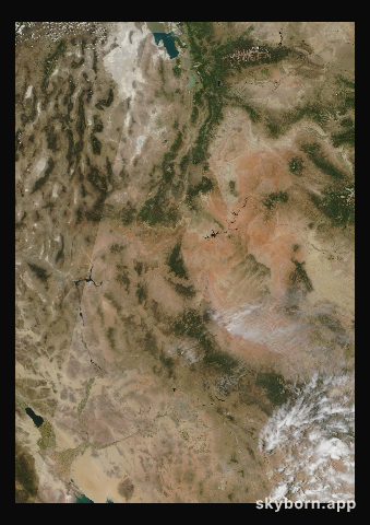 The Earth on 13 June 2012 · Colorado Plateau