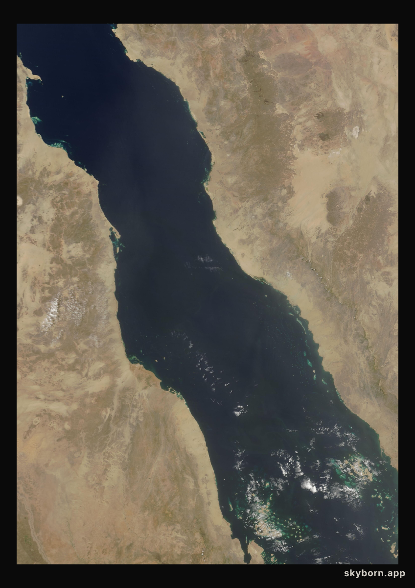 The Earth on 15 June 2012 · Red Sea