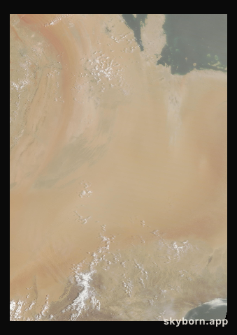 The Earth on 22 June 2012 · Empty Quarter, Arabia
