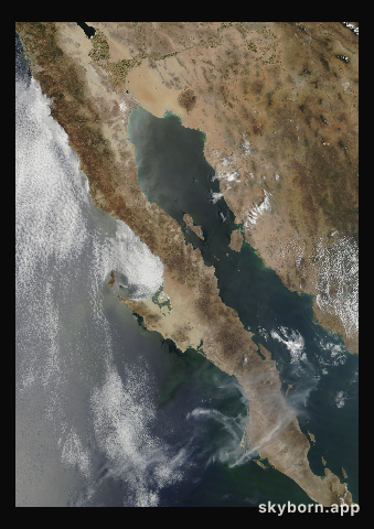 The Earth on 28 June 2012 · Baja California