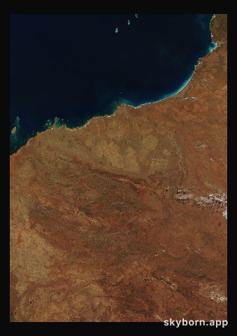 The Earth on 30 June 2012 · Pilbara, Western Australia