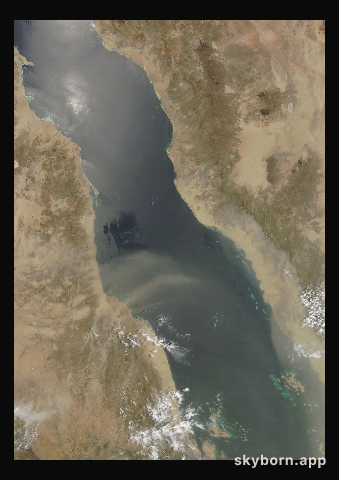 The Earth on 2 July 2012 · Red Sea