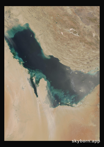The Earth on 5 July 2012 · Persian Gulf