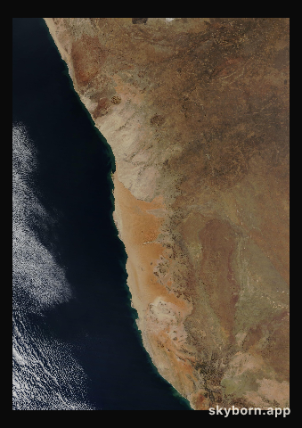 The Earth on 10 July 2012 · Namib Desert