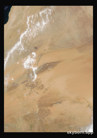 The Earth on 29 July 2012 · Eye of the Sahara, Mauritania