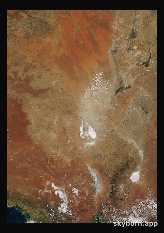 The Earth on 6 August 2012 · Lake Eyre, Australia