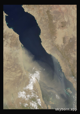 The Earth on 1 September 2012 · Red Sea