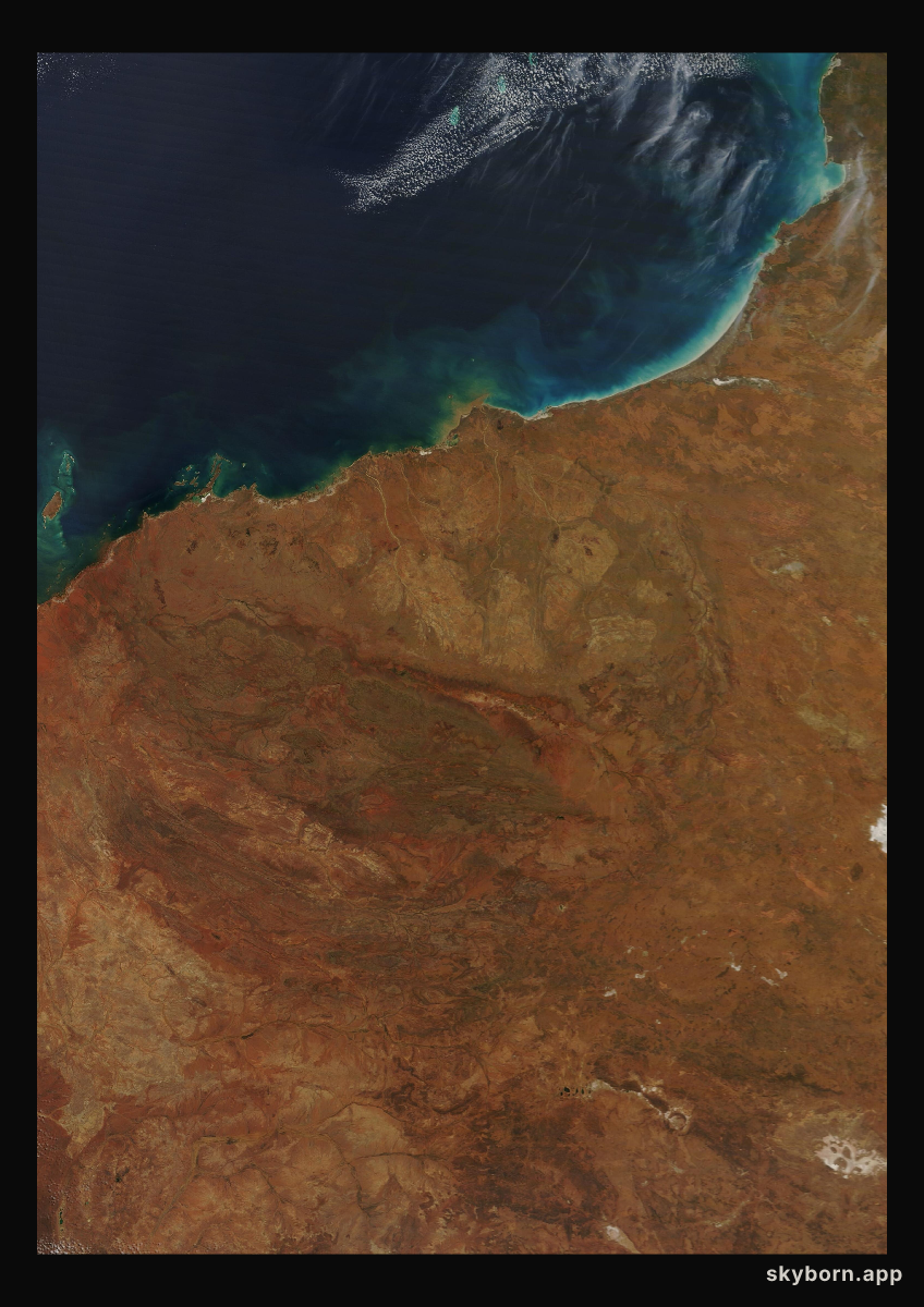 The Earth on 5 September 2012 · Pilbara, Western Australia