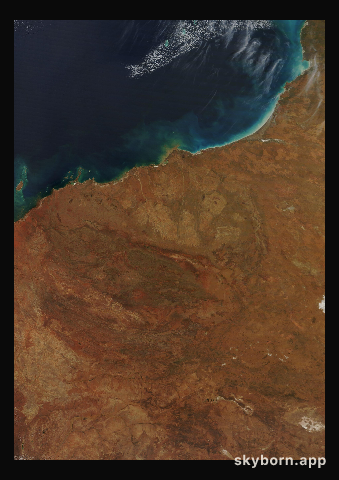 The Earth on 5 September 2012 · Pilbara, Western Australia