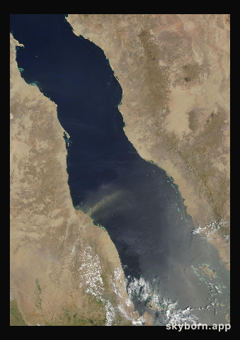The Earth on 8 September 2012 · Red Sea