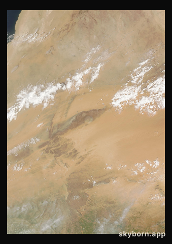 The Earth on 10 September 2012 · Eye of the Sahara, Mauritania