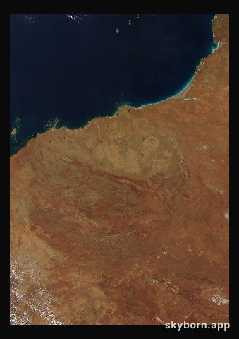 The Earth on 11 September 2012 · Pilbara, Western Australia