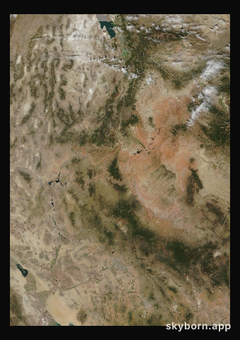 The Earth on 15 September 2012 · Colorado Plateau