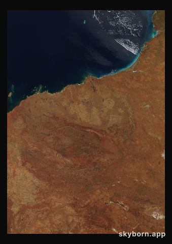 The Earth on 16 September 2012 · Pilbara, Western Australia