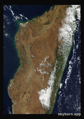 The Earth on 20 September 2012 · Madagascar