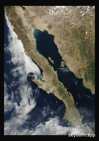 The Earth on 24 September 2012 · Baja California