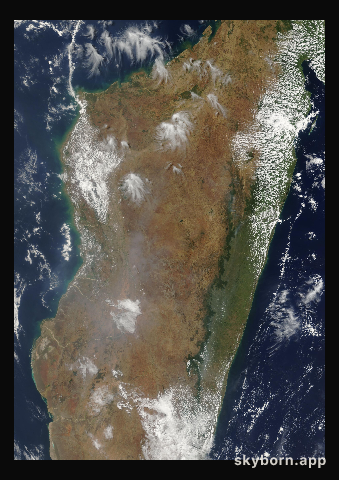 The Earth on 15 October 2012 · Madagascar