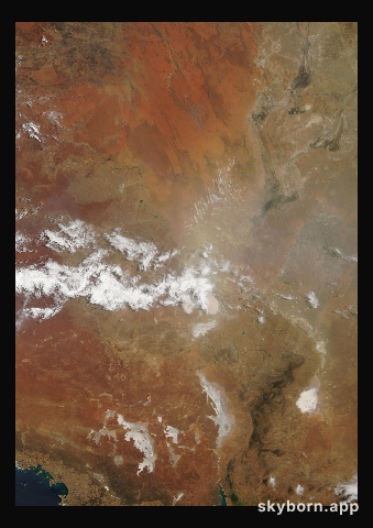 The Earth on 19 October 2012 · Lake Eyre, Australia