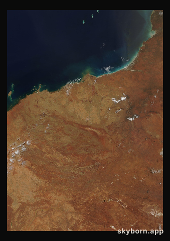 The Earth on 20 October 2012 · Pilbara, Western Australia