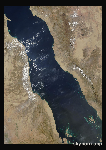 The Earth on 26 October 2012 · Red Sea