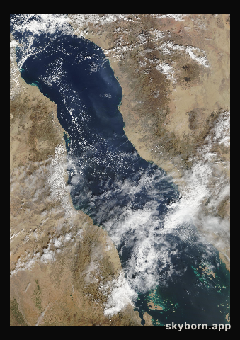 The Earth on 9 November 2012 · Red Sea