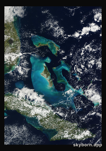 The Earth on 3 December 2012 · Bahamas