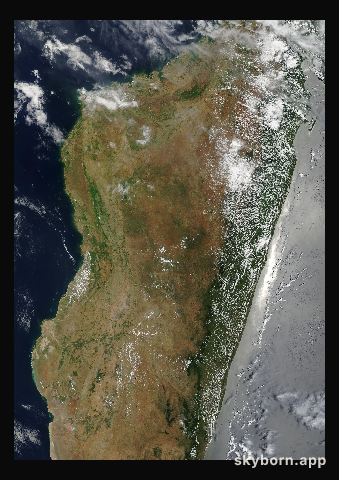 The Earth on 7 December 2012 · Madagascar
