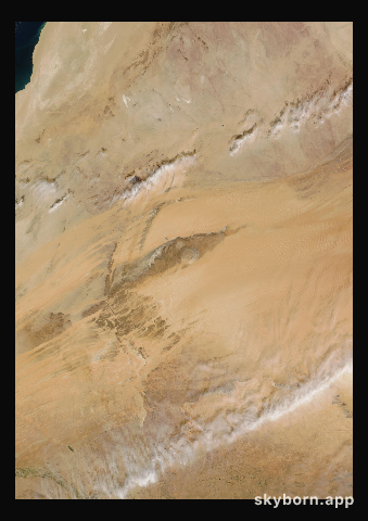The Earth on 13 December 2012 · Eye of the Sahara, Mauritania