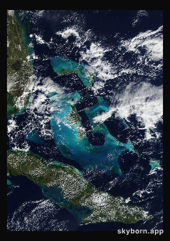 The Earth on 15 December 2012 · Bahamas