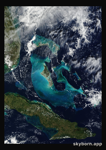 The Earth on 17 December 2012 · Bahamas