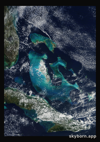 The Earth on 20 December 2012 · Bahamas