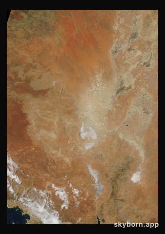 The Earth on 23 December 2012 · Lake Eyre, Australia