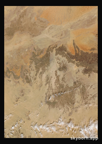 The Earth on 8 January 2013 · Sahara, Algeria