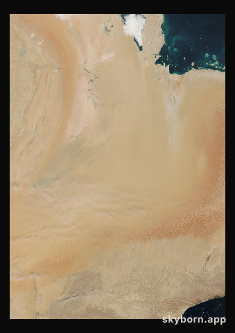 The Earth on 22 January 2013 · Empty Quarter, Arabia