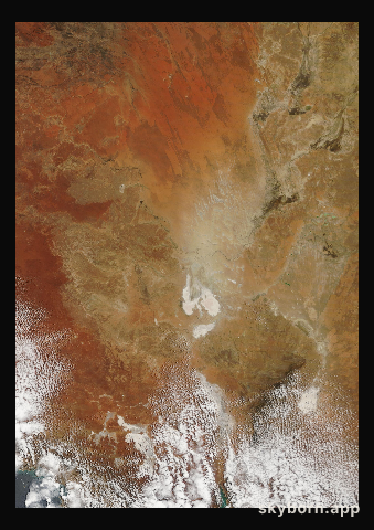 The Earth on 1 February 2013 · Lake Eyre, Australia