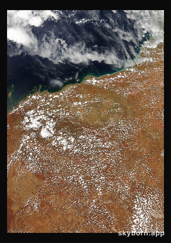 The Earth on 22 February 2013 · Pilbara, Western Australia
