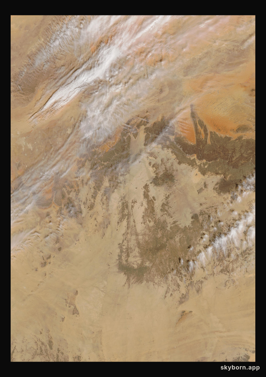 The Earth on 11 March 2013 · Sahara, Algeria