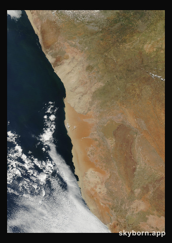 The Earth on 13 March 2013 · Namib Desert