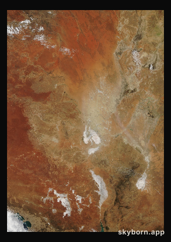 The Earth on 14 March 2013 · Lake Eyre, Australia