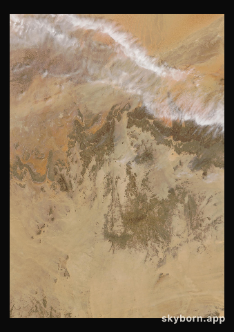The Earth on 16 March 2013 · Sahara, Algeria