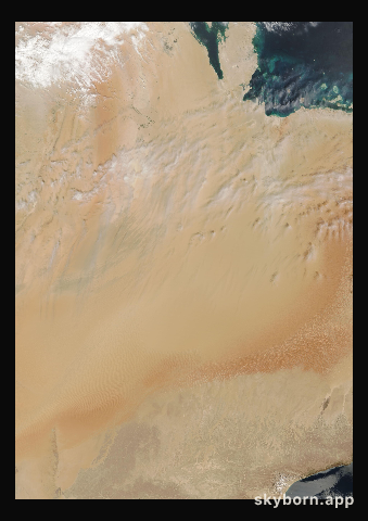 The Earth on 18 March 2013 · Empty Quarter, Arabia