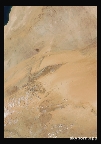 The Earth on 21 March 2013 · Eye of the Sahara, Mauritania