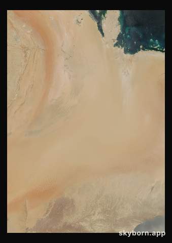 The Earth on 8 April 2013 · Empty Quarter, Arabia